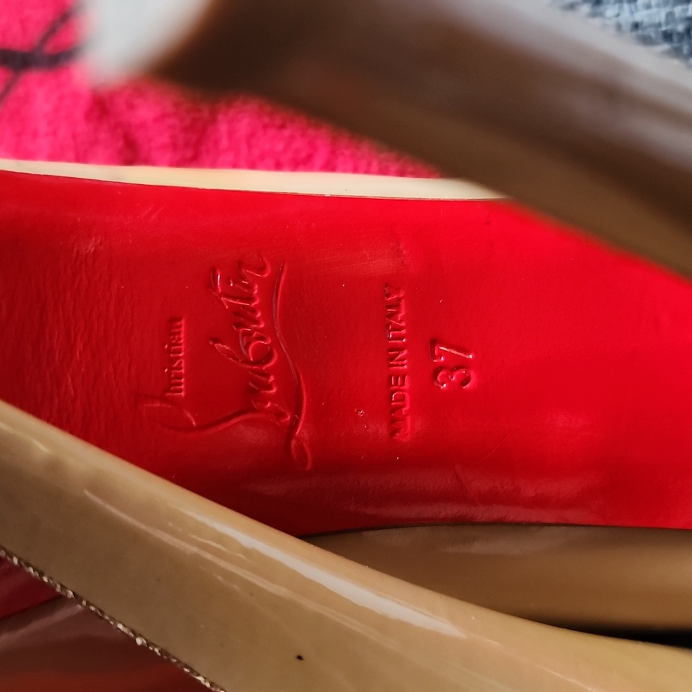 Christian Louboutin nude platforms - Picture 12 of 16